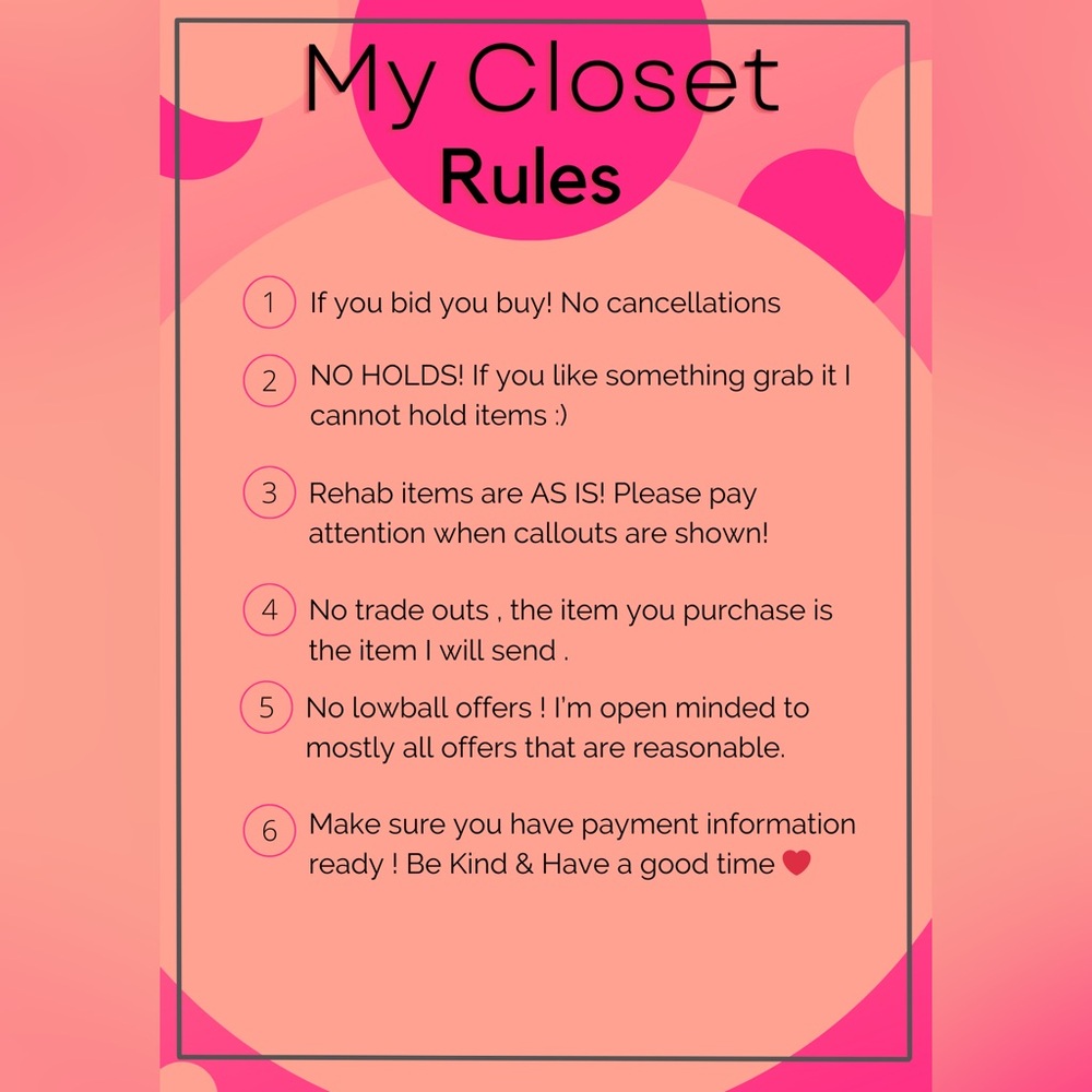 MY CLOSET RULES🚨
